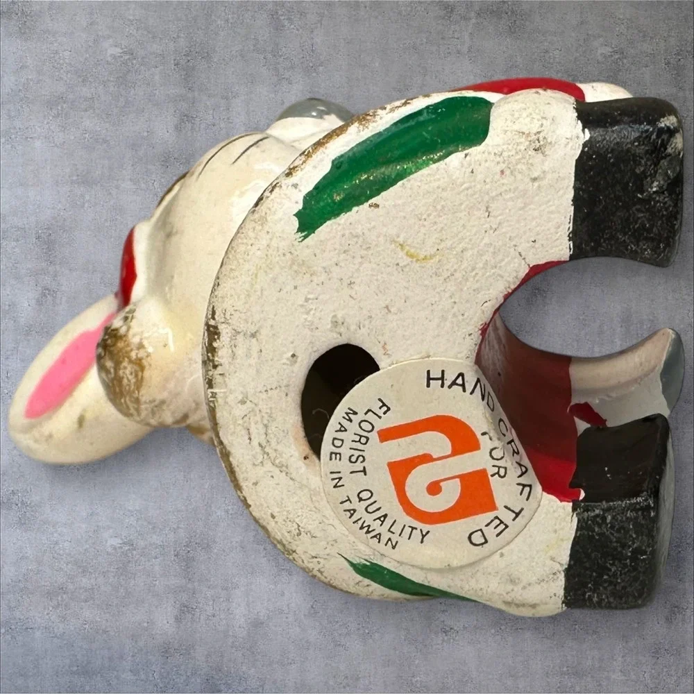 Vintage Handcrafted‎ for RB Christmas Mouse Candle Hugger Taiwan